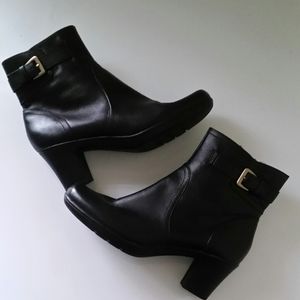 Clarks Black Ankle Boots/Booties